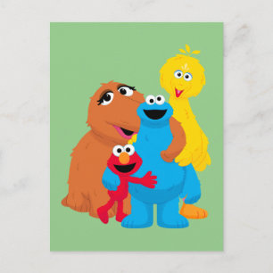 Sesame Street   Group Hug Postcard