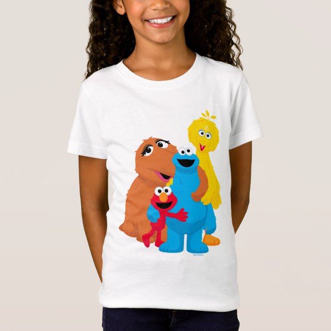 Sesame Street | Group Hug T-Shirt (Front)