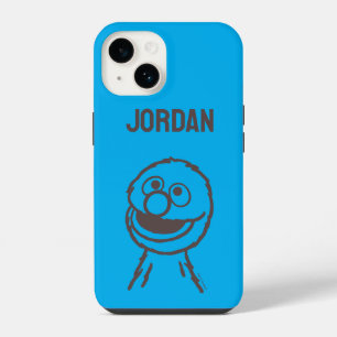 Sesame Street Grover Bright Add Your Name iPhone 14 Case