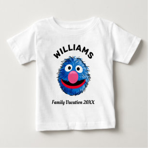 Sesame Street Grover Family Vacation Baby T-Shirt