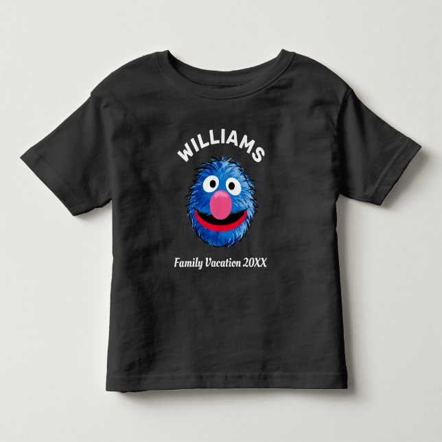 Sesame Street | Grover Family Vacation Toddler T-Shirt (Front)