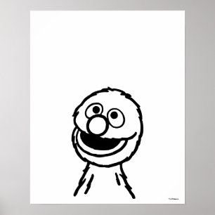 Sesame Street Grover Poster