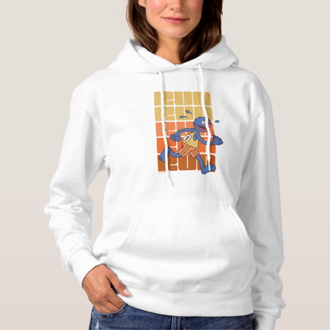 Sesame Street | Grover Runs Hoodie (Front)