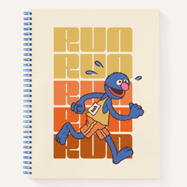 Sesame Street | Grover Runs Notebook (Front)