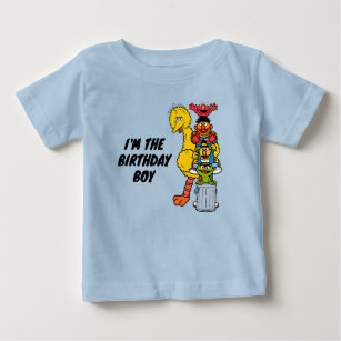 Sesame Street   Happy Birthday Pals Birthday Baby T-Shirt