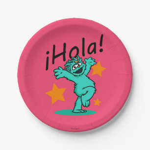 Sesame Street   ¡Hola! Rosita Paper Plate