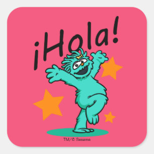 Sesame Street   ¡Hola! Rosita Square Sticker