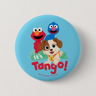 Sesame Street   It's Tango With Elmo & Grover 6 Cm Round Badge