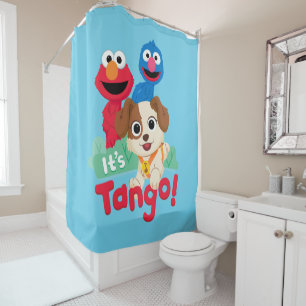 Sesame Street   It's Tango With Elmo & Grover Shower Curtain