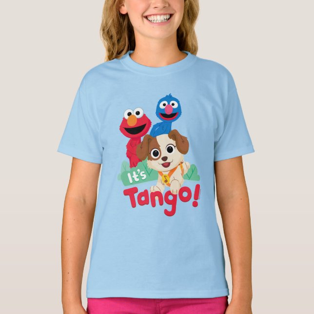 Sesame Street | It's Tango With Elmo & Grover T-Shirt (Front)