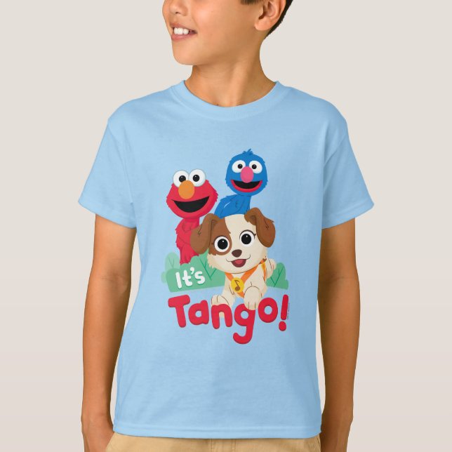 Sesame Street | It's Tango With Elmo & Grover T-Shirt (Front)
