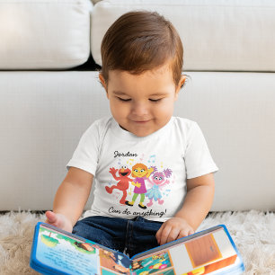 Sesame Street Julia, Elmo & Abby Dancing Baby T-Shirt