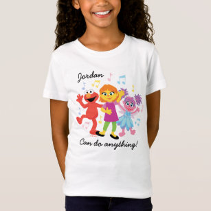 Sesame Street   Julia, Elmo & Abby Dancing T-Shirt