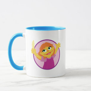 Sesame Street   Julia Holding Feather Mug