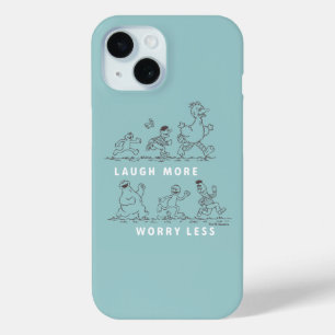 Sesame Street   Laugh More Worry Less iPhone 15 Case