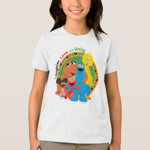 Sesame Street   Laughter, Love, & Unity Tri-Blend Shirt