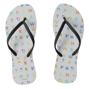 Sesame Street   Letters of the Alphabet Jandals