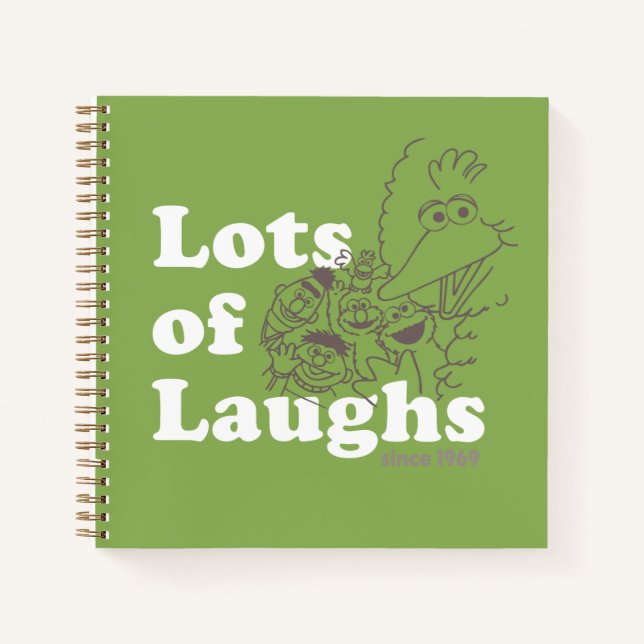 Sesame Street | Lots of Laughs Since 1969 Notebook (Front)