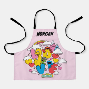 Sesame Street   Love   Add Name Apron
