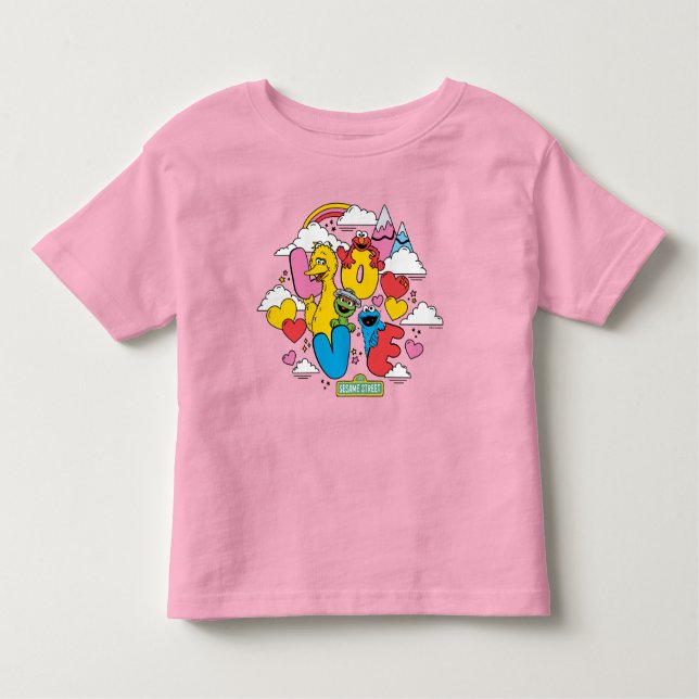 Sesame Street | Love Toddler T-Shirt (Front)