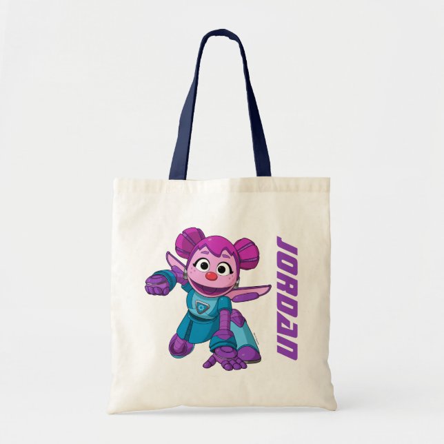 Sesame Street | Mecha Builders Abby Add Your Name Tote Bag (Front)