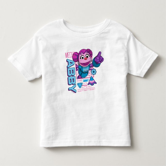 Sesame Street | Mecha Builders Abby Cadabby Toddler T-Shirt (Front)