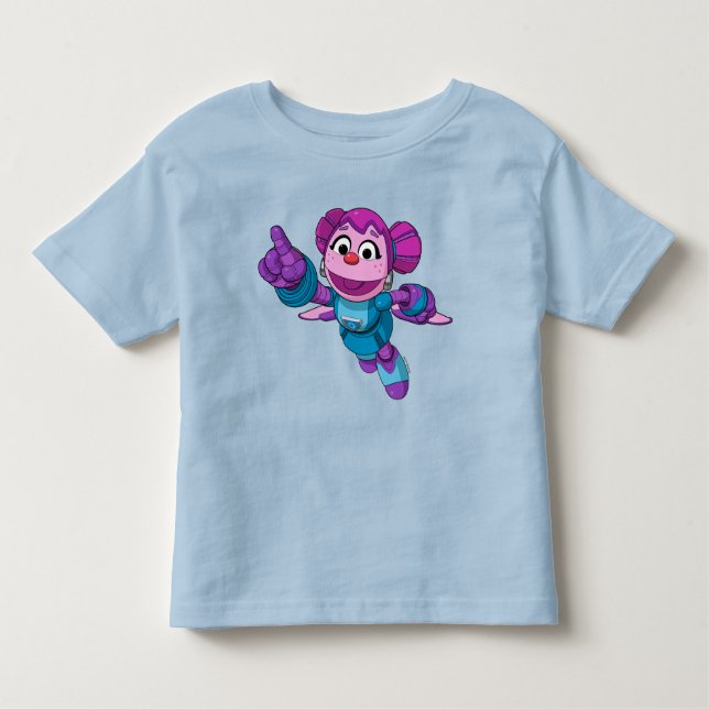 Sesame Street | Mecha Builders Abby Toddler T-Shirt (Front)