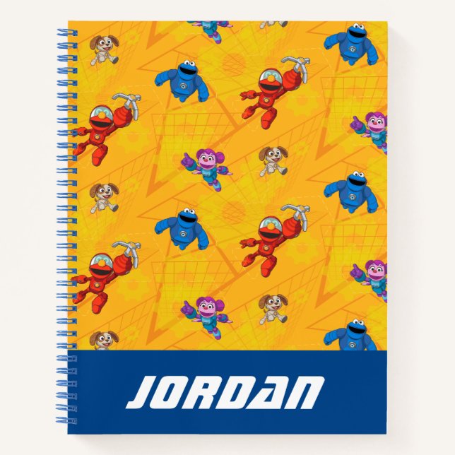 Sesame Street | Mecha Builders | Add Name Notebook (Front)