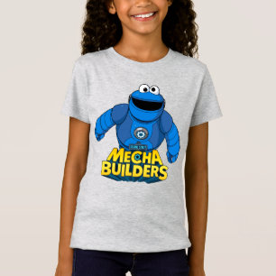 Sesame Street   Mecha Builders Cookie In Action T-Shirt