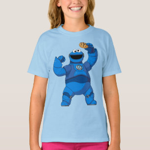 Sesame Street Mecha Builders Cookie Monster T-Shirt