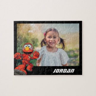 Sesame Street | Mecha Builders Elmo | Add Name Jigsaw Puzzle