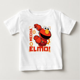 Sesame Street   Mecha Builders Elmo Design Baby T-Shirt