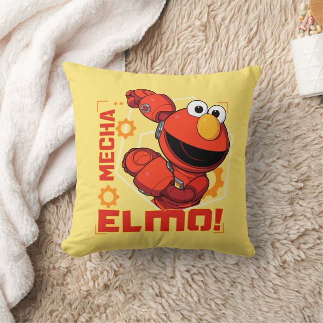 Sesame Street | Mecha Builders Elmo Design Cushion (Blanket)