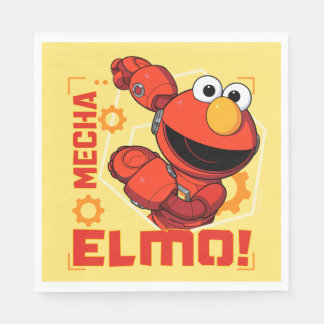 Sesame Street | Mecha Builders Elmo Design Napkin