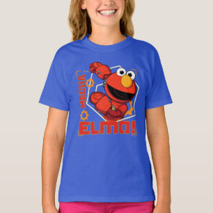 Sesame Street   Mecha Builders Elmo Design T-Shirt