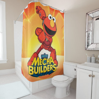 Sesame Street | Mecha Builders Elmo Shower Curtain