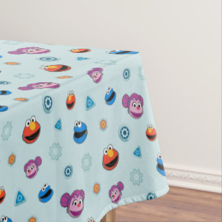 Sesame Street | Mecha Builders Faces Pattern Tablecloth
