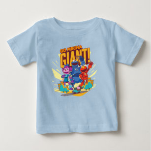 Sesame Street   Mecha Builders Go Mecha Giant! Baby T-Shirt