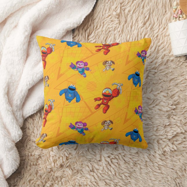 Sesame Street | Mecha Builders Pattern Cushion (Blanket)