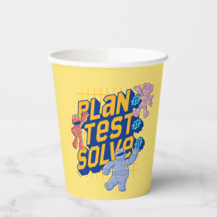 Sesame Street   Mecha Builders Plan Test Solve Paper Cups