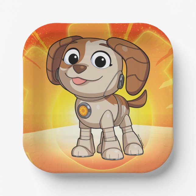 Sesame Street | Mecha Builders Tango Paper Plate (Front)