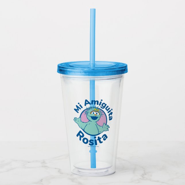 Sesame Street | Mi Amiguita Rosita Acrylic Tumbler (Front)