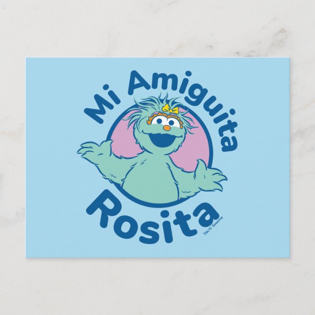 Sesame Street | Mi Amiguita Rosita Postcard (Front)