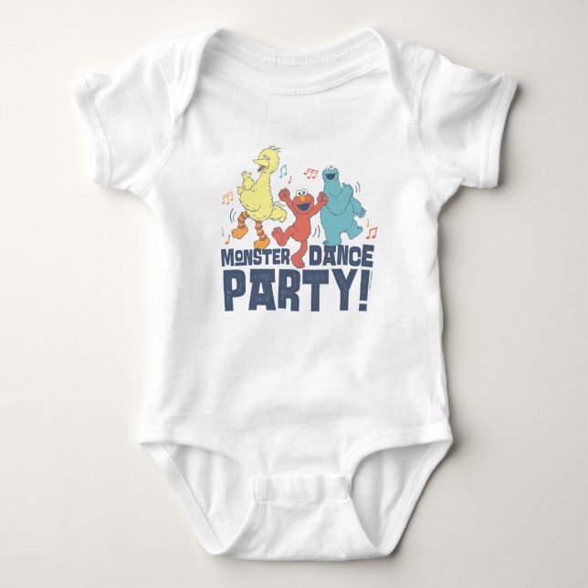 Sesame Street | Monster Dance Party Baby Bodysuit (Front)