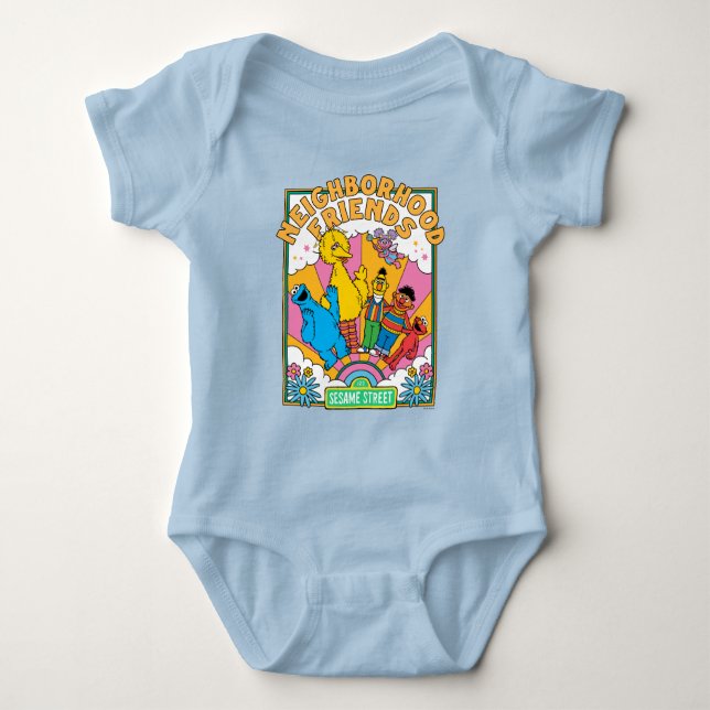 Sesame Street | Neighbourhood Friends Baby Bodysuit (Front)