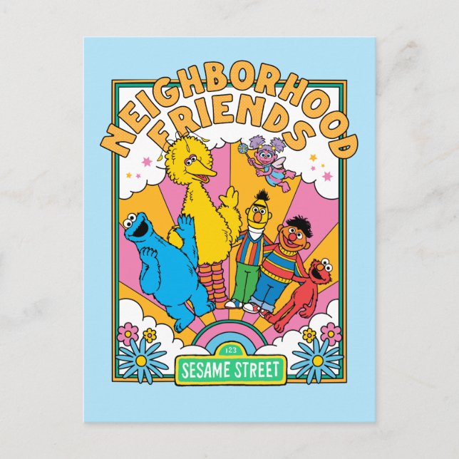 Sesame Street | Neighbourhood Friends Postcard (Front)