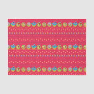 Sesame Street Nutcracker Holiday Pattern Tissue Paper