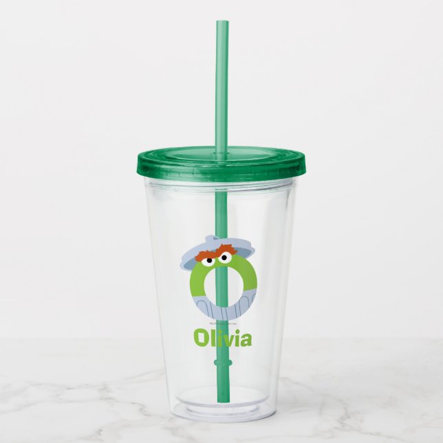 Sesame Street | O is for Oscar Acrylic Tumbler (Front)