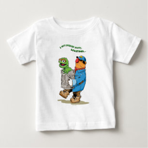 Sesame Street Oscar & Bruno the Garbage Man Baby T-Shirt