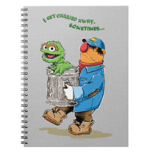 Sesame Street   Oscar & Bruno the Garbage Man Notebook